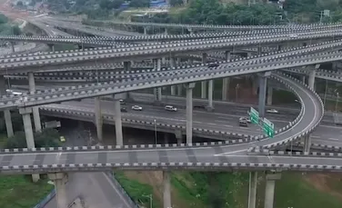 Cum arată cel mai neobişnuit sistem de autostradă, deschis luna aceasta