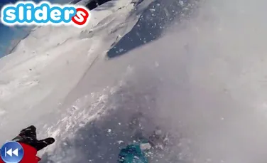 Un român a supravieţuit unei avalanşe pe Vârful Păpuşa şi a filmat totul (VIDEO)
