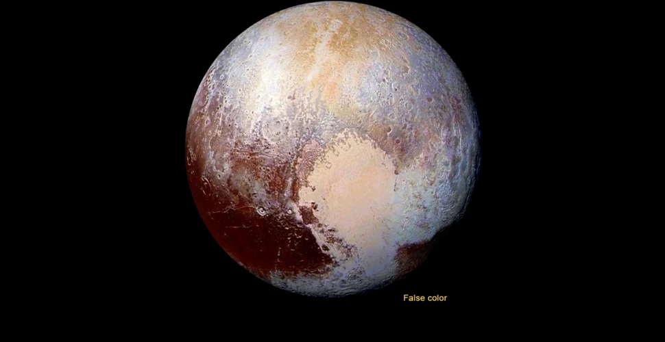 Pluto: Vapori în atmosferă şi gheţuri mişcătoare la suprafaţă, evidenţiate de sonda New Horizons