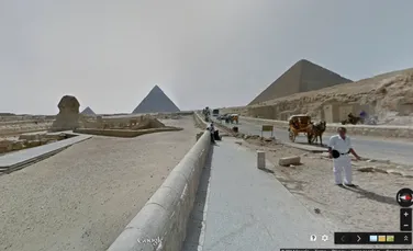 Acum poţi vizita Piramidele, Sfinxul şi alte comori egiptene din confortul propriei case, cu ajutorul Google Street View!