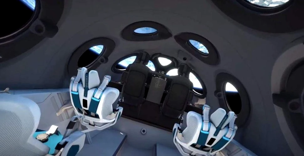 Cum arată cabina de lux a unei navete spaţiale Virgin Galactic, pentru cei foarte bogați