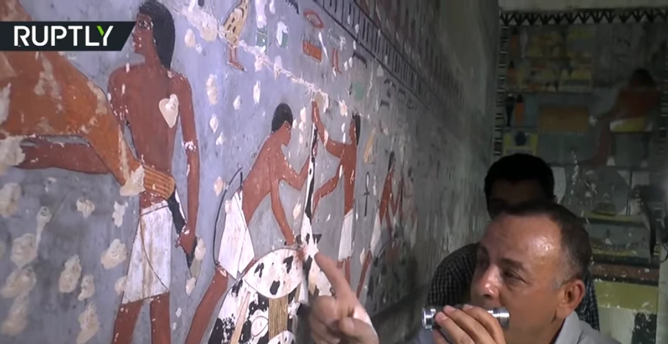 Interiorul uimitor al unui mormânt de peste 4.000 de ani din Egipt – VIDEO