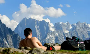 Alpiniștii de pe Mont Blanc, în pericol din cauza valului de căldură