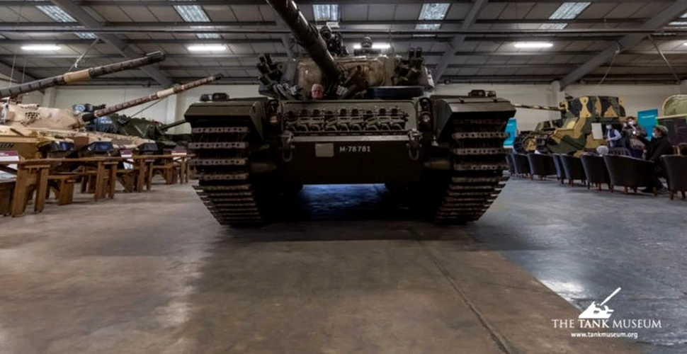 Un Panzer 57/60 Centurion, dăruit Muzeului Tancurilor din Anglia de către Armata Elvețiană