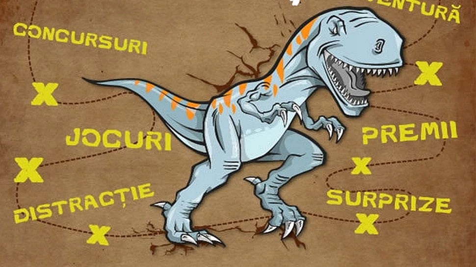 Vin Dinozaurii la Bucureşti Mall! Kids’ Dino Dig începe pe 17 februarie