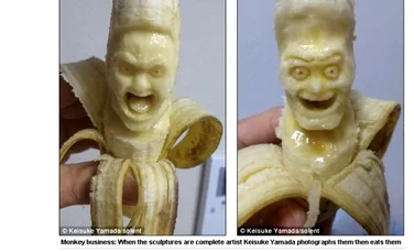 Sculpturi în banane: un nou curent în artă?