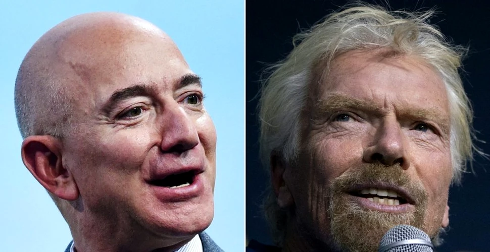 Autoritățile aviatice americane au decis: Jeff Bezos și Sir Richard Branson nu sunt astronauți