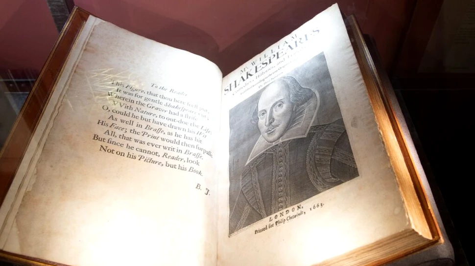 Exemplar al primei cărţi cu piese scrise de William Shakespeare, vândut pentru o sumă record