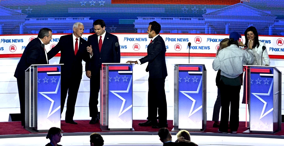 Schimb de replici între rivalii republicani la prima dezbatere pentru alegerile din 2024