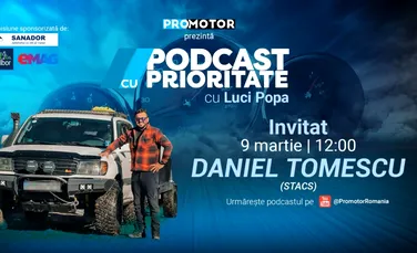 Daniel Tomescu (STACS) invitat la „Podcast cu Prioritate” #93 by ProMotor. Despre Nissan Silvia, BMW E46, drift, off road și proiecte în 2026