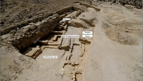 Ulcior cu numele fetei lui Nefertiti, descoperit într-un oraș egiptean antic
