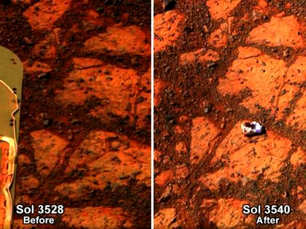 Roca misterioasă de pe Marte