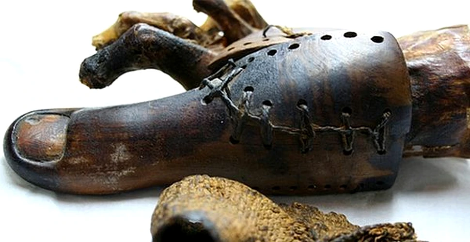Cea mai veche proteză din lume, în piciorul unei mumii egiptene