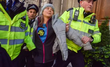 Greta Thunberg, reținută de poliție la un protest împotriva companiilor de petrol și gaze