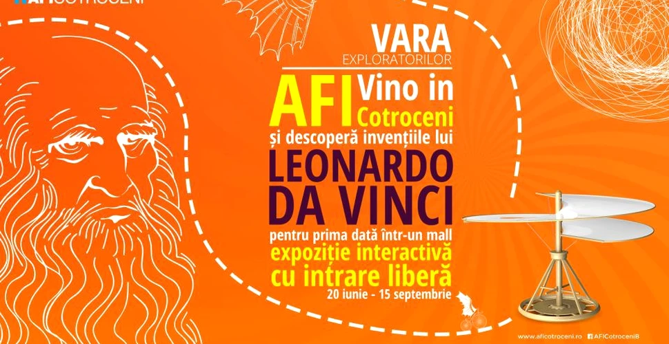 (P) 5 motive pentru care trebuie să vizitezi expoziţia “Maşinăriile lui Leonardo da Vinci” din AFI Cotroceni