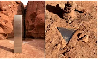 Monolitul misterios descoperit în deșertul american a dispărut fără urmă. Ce au spus autoritățile locale