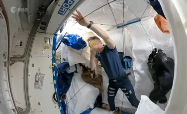 Cum se pregătește de culcare un astronaut? Video inedit de la Agenția Spațială Europeană