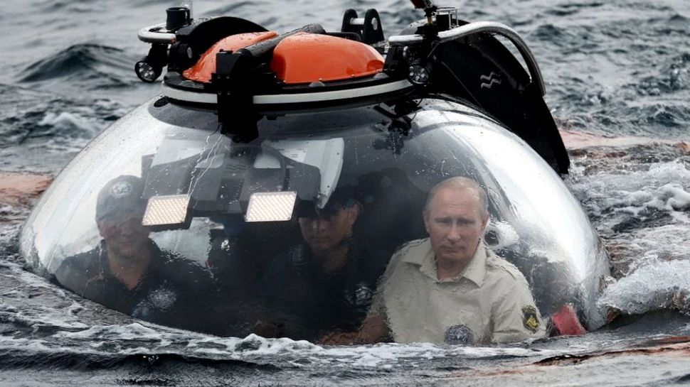 Vladimir Putin ”s-a aventurat” într-o călătorie subacvatică exotică