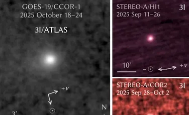 Strălucire misterioasă detectată la cometa 3I/ATLAS. „Motivul rămâne neclar”, spun astronomii