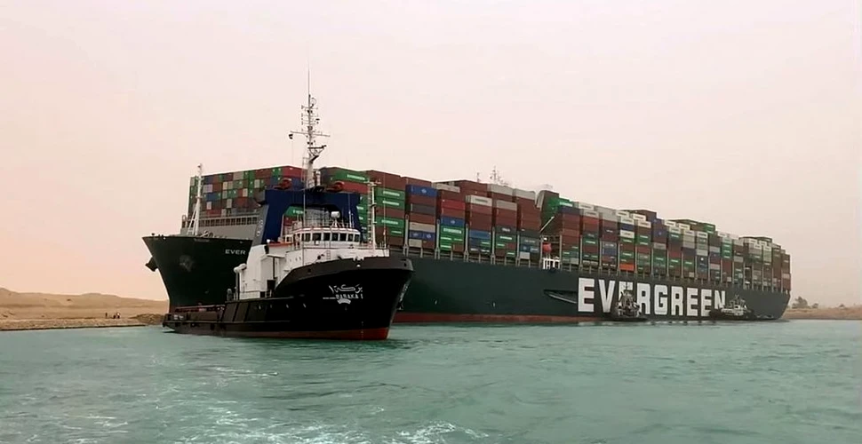 Nava care bloca Canalul Suez a fost repusă pe linia de plutire după șase zile