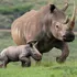 Primii rinoceri albi din ultimii 40 de ani într-un parc natural din Mozambic