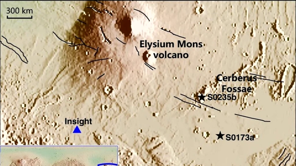 Cutremurele vulcanice de pe Marte sugerează că mantaua planetei este încă activă
