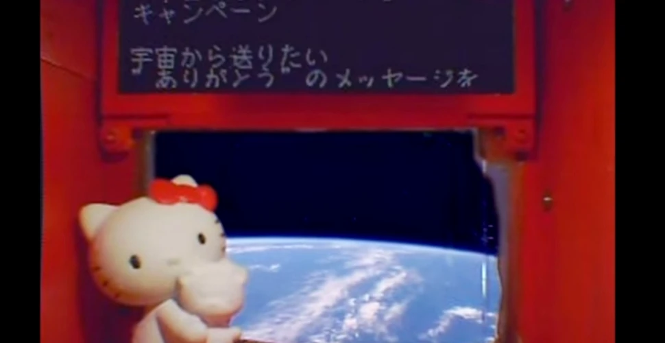 Japonia a trimis în spaţiu o păpuşă Hello Kitty, oferind publicului şansa de a trimite celor dragi un mesaj de pe orbită (VIDEO)