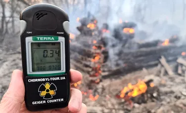 ANM, despre fumul de la Cernobîl: Vântul suflă spre Odesa. De miercuri, se va orienta către Rusia