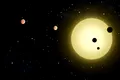 Un frumos sistem planetar se află în armonie orbitală aproape perfectă