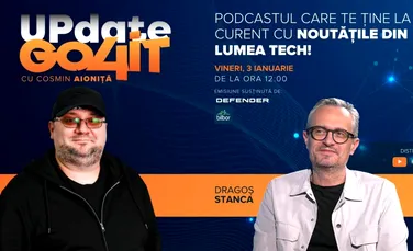 Update Go4it #9: Dragoș Stanca, invitat special în primul episod din 2025