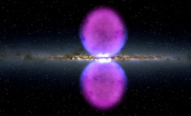 O gaură neagră supermasivă a creat bule uriașe în jurul galaxiei noastre