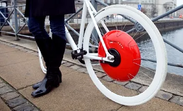 Roata care-ti face bicicleta electrica si vorbeste cu iPhone-ul