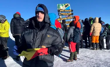 Primul alpinist nevăzător din România care a cucerit vârful Kilimanjaro, de 5895 m