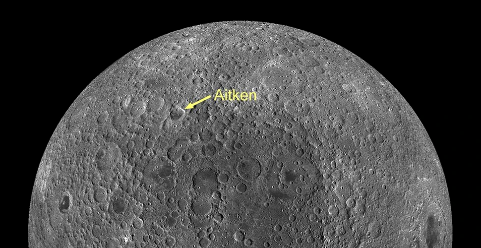 Astronomii au descoperit o structură neobişnuită sub cel mai mare crater de pe Lună