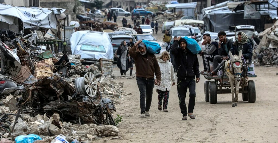 Palestinienii nu sunt de acord cu planul lui Trump de a prelua Fâșia Gaza