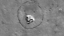 Cum a ajuns „un urs” pe Marte? Imaginile trimise de sonda HiRISE
