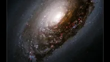 Strălucirea misterioasă din galaxia spirală Messier 64 a fost explicată de astronomi