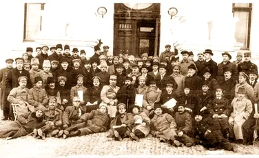 Ziarul apărut la 1 Decembrie 1918 în care se află programul Adunării Naţionale de la Alba Iulia a fost expus la muzeu
