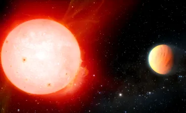 Cea mai „pufoasă” exoplanetă descoperită până acum pe orbita unei stele pitice roșii