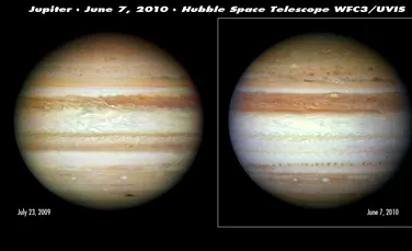 Ce se întâmplă cu Jupiter? Datele arată fluctuații ciudate de temperatură în norii planetei