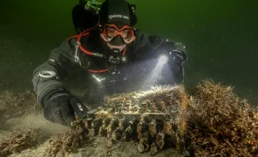 Descoperire spectaculoasă pe fundul Mării Baltice: Scafandrii au dat peste o mașinărie Enigma