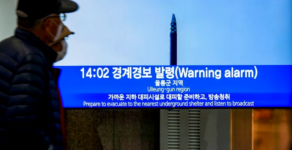 O rachetă nord-coreeană a aterizat, pentru prima oară, lângă coastele Coreei de Sud