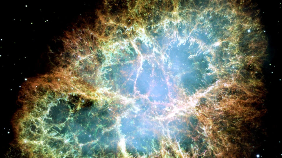 Prima fotografie a Telescopului Hubble cu Nebuloasa Crabului din ultimii 24 de ani a dezvăluit mai multe structuri misterioase