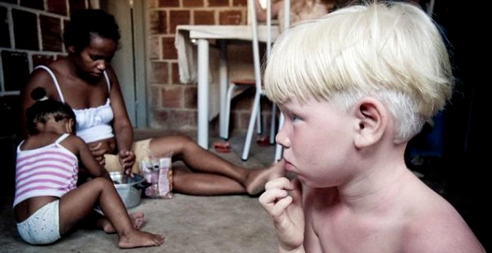 O brazilianca de culoare a nascut trei copii albinosi (FOTO)