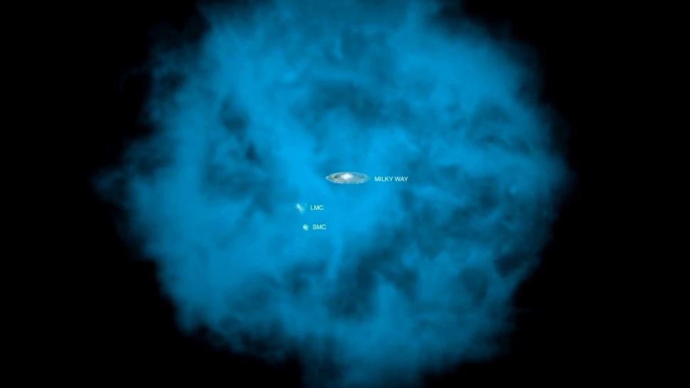 Constatare inedită: Calea Lactee „înoată” într-un nor de gaz