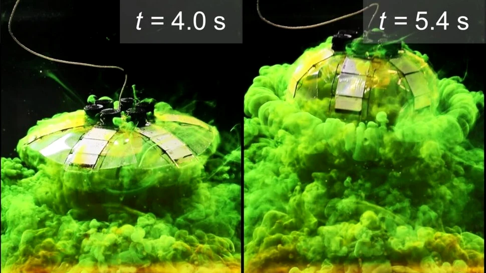 Meduza-robot ar putea curăța plasticul din oceane