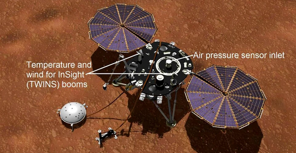 Prognoza meteorologică de pe Marte vă este prezentată de InSight
