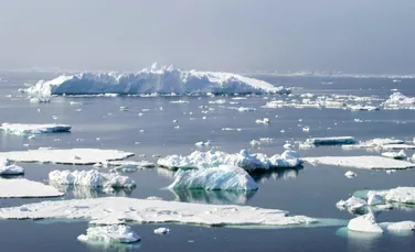 Gheața din Antarctica a scăzut până la un nivel record