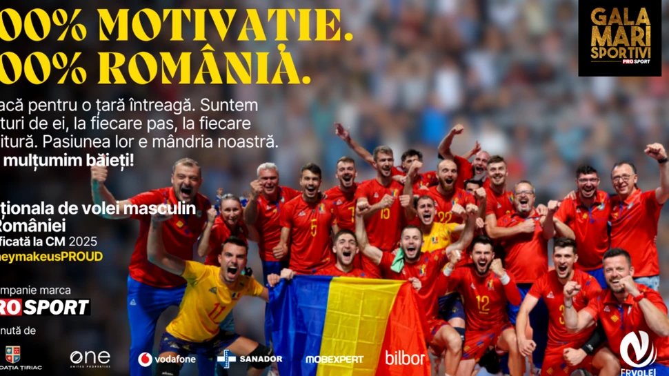 Voleiul masculin, după 43 de ani la un turneu final de Campionat Mondial! Ce premiu s-a acordat la Gala Mari Sportivi: „Vă mulțumesc pentru încredere”