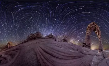 Prima panoramă time-lapse 360 de grade cu cerul înstelat. VIDEO care „îndoaie” spaţiul şi timpul